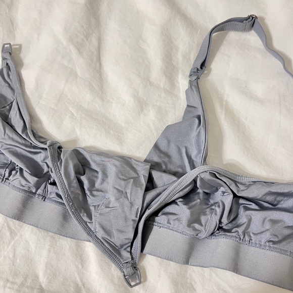 Bodily Do Anything Nursing and Pumping Bras - 2 size Medium, slate grey blue - Picture 5 of 10